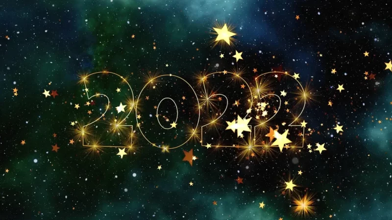 Звёзды, небо, ночь, Новый год, 2022, праздник, счастье