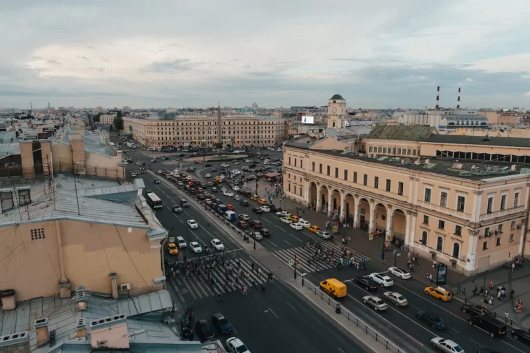 Санкт-Петербург, Лиговский проспект, снимок с квадрокоптера