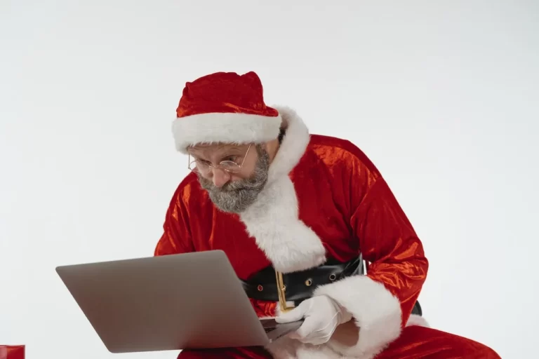 Дед Мороз, компьютер, письмо, отправить, читать